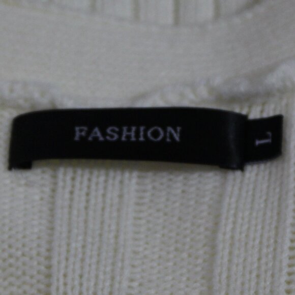 Fashion Cable Knit Cardigan Women's Large - Picture 7 of 9